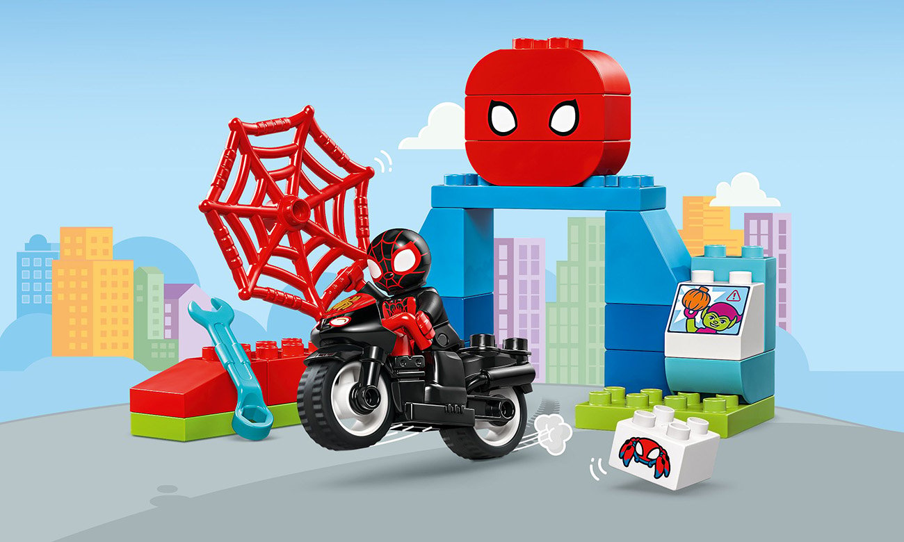 LEGO DUPLO Marvel Motorrad-Abenteuer von Spin 10424