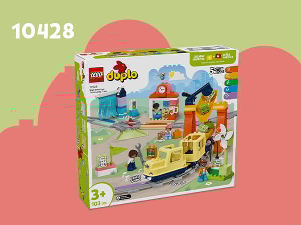 LEGO<sup>®</sup> DUPLO<sup>®</sup> Town Duży interaktywny pociąg miejski