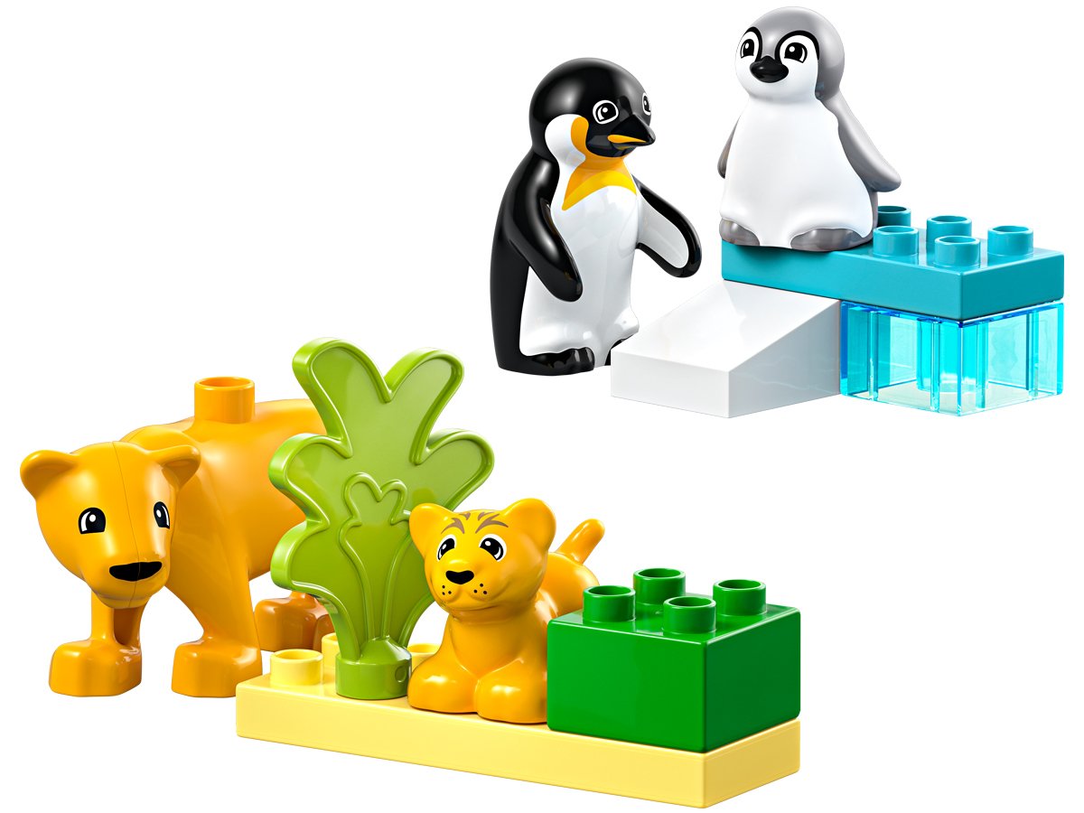 LEGO Duplo 10442 Familien wilder Tiere: Pinguine und Löwen