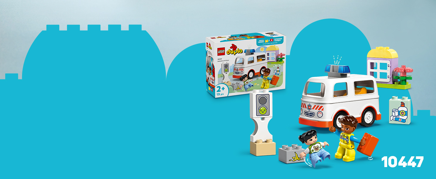 LEGO<sup>®</sup> DUPLO<sup>®</sup> Karetka z kierowcą