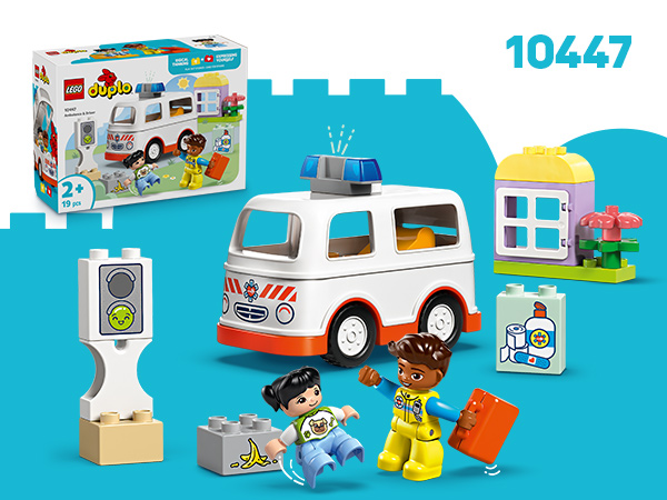 LEGO<sup>®</sup> DUPLO<sup>®</sup> Karetka z kierowcą