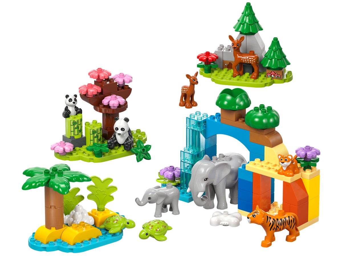 LEGO® DUPLO® Town Wildtier-Familien 3-in-1-Set 10446