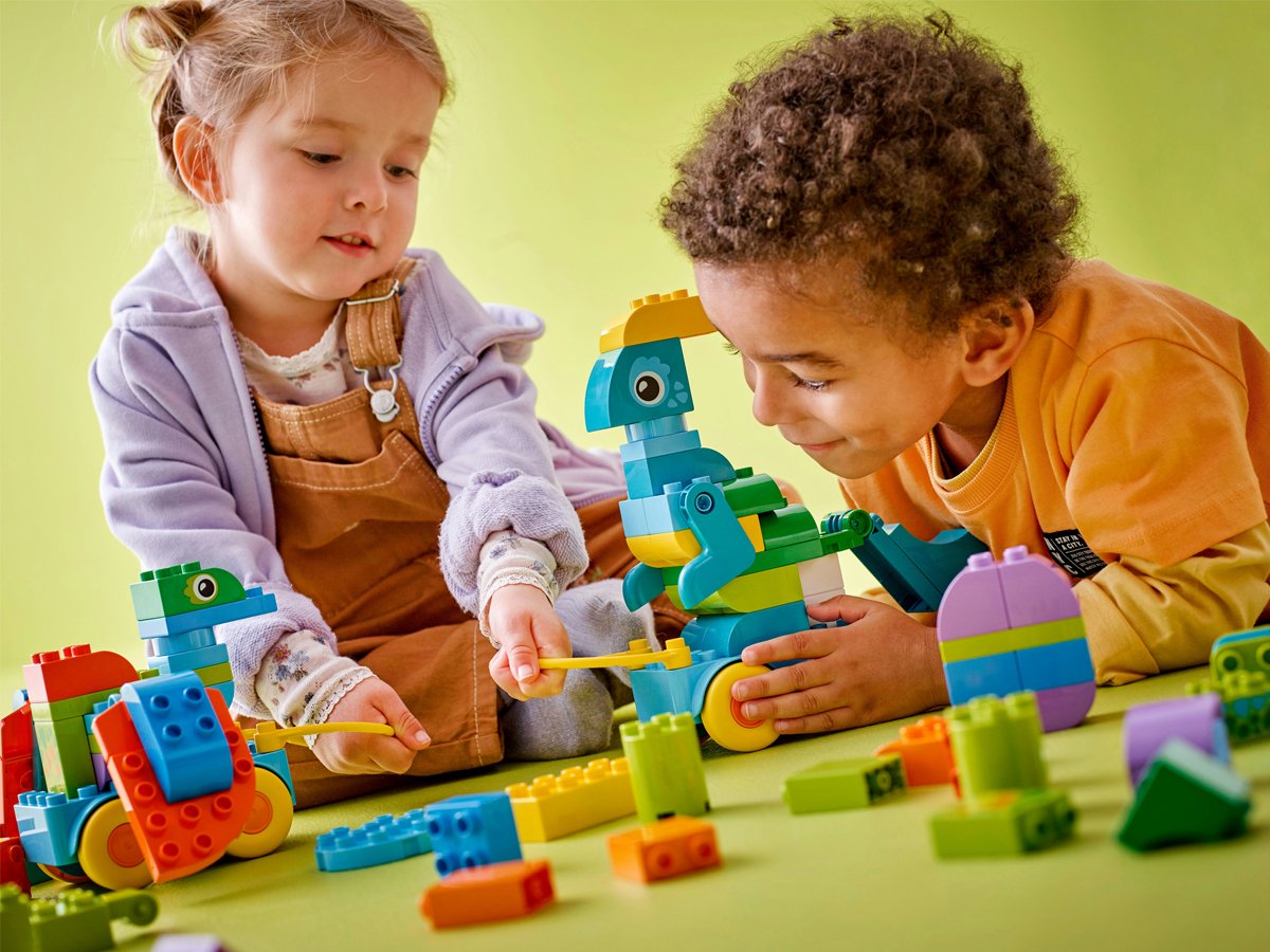 LEGO DUPLO 10451 3w1 dinozaury na kółkach