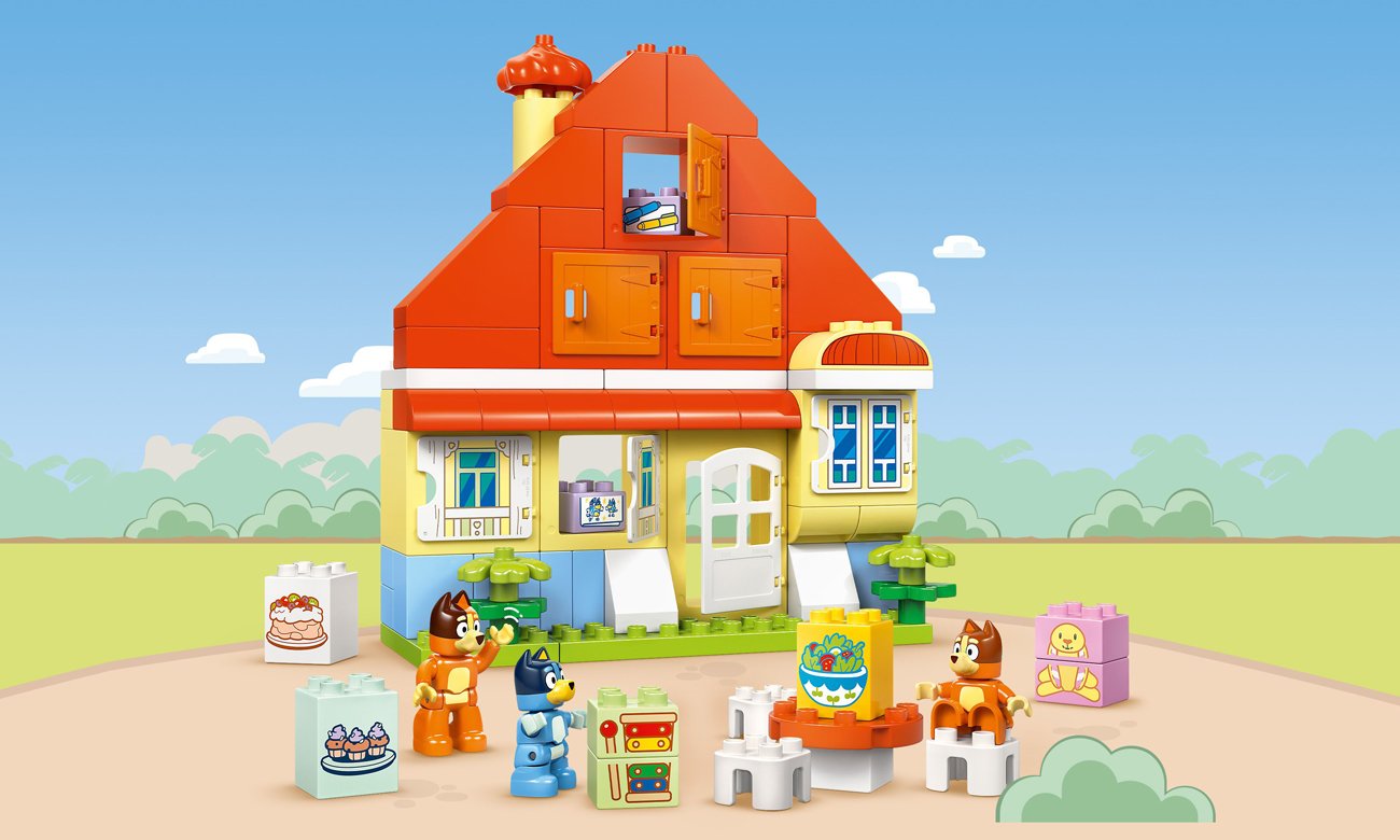 LEGO DUPLO 10459 Dom rodzinny Blue z grą pamięciową
