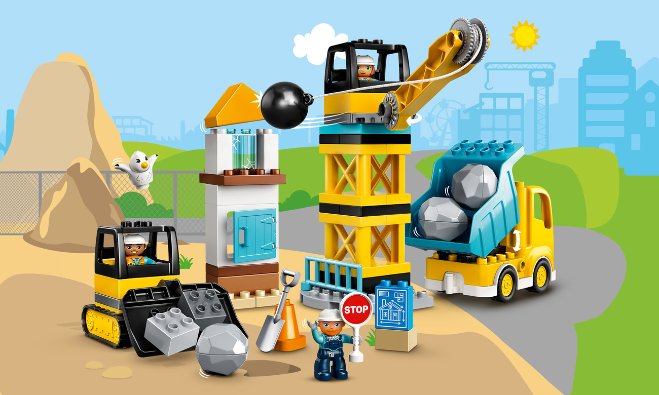 LEGO DUPLO Rozbiórka kulą wyburzeniową