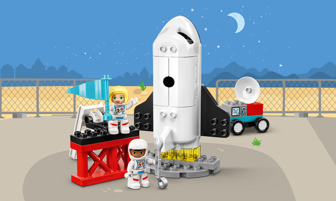 LEGO DUPLO Lot promem kosmicznym