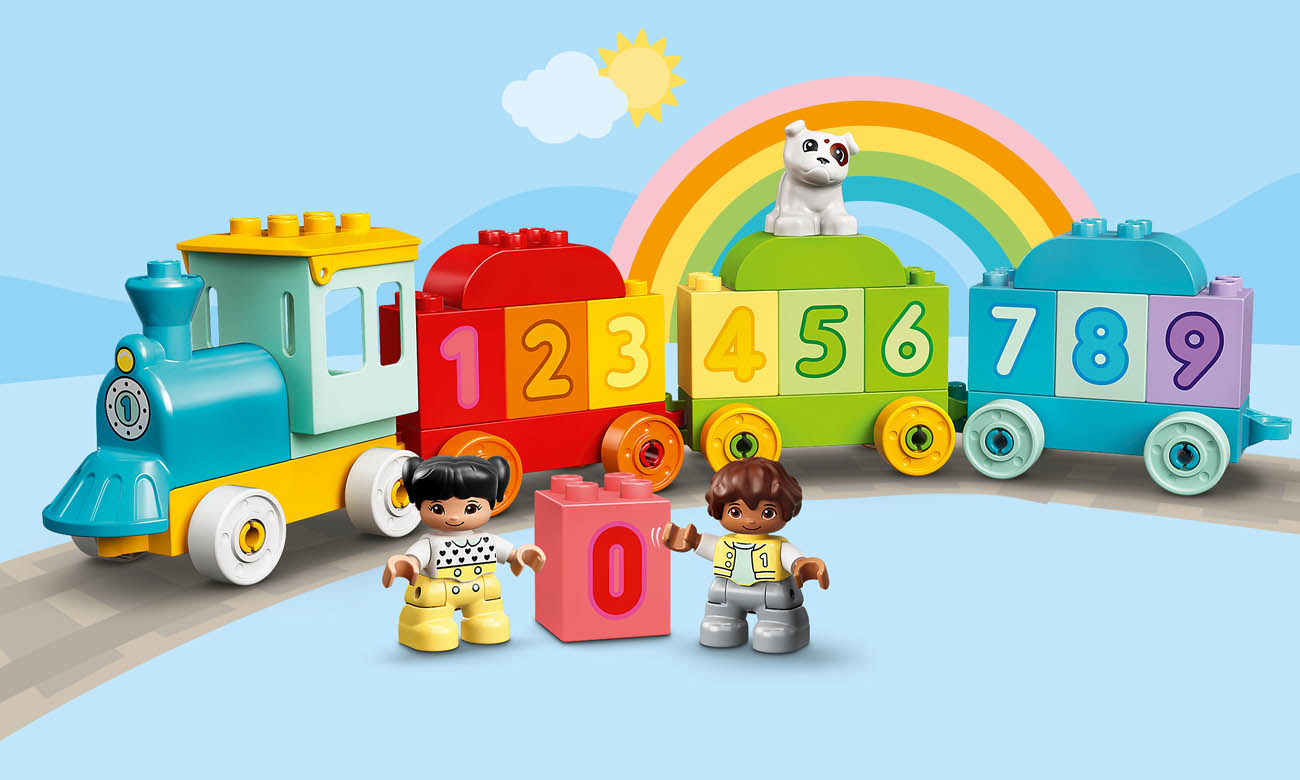 LEGO DUPLO 10954 Pociąg z cyferkami — nauka liczenia