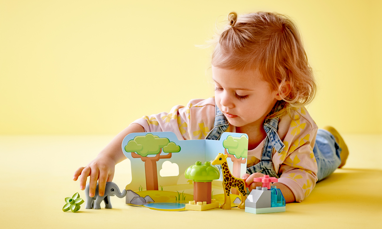 zestaw klocków lego duplo dla małych dzieci