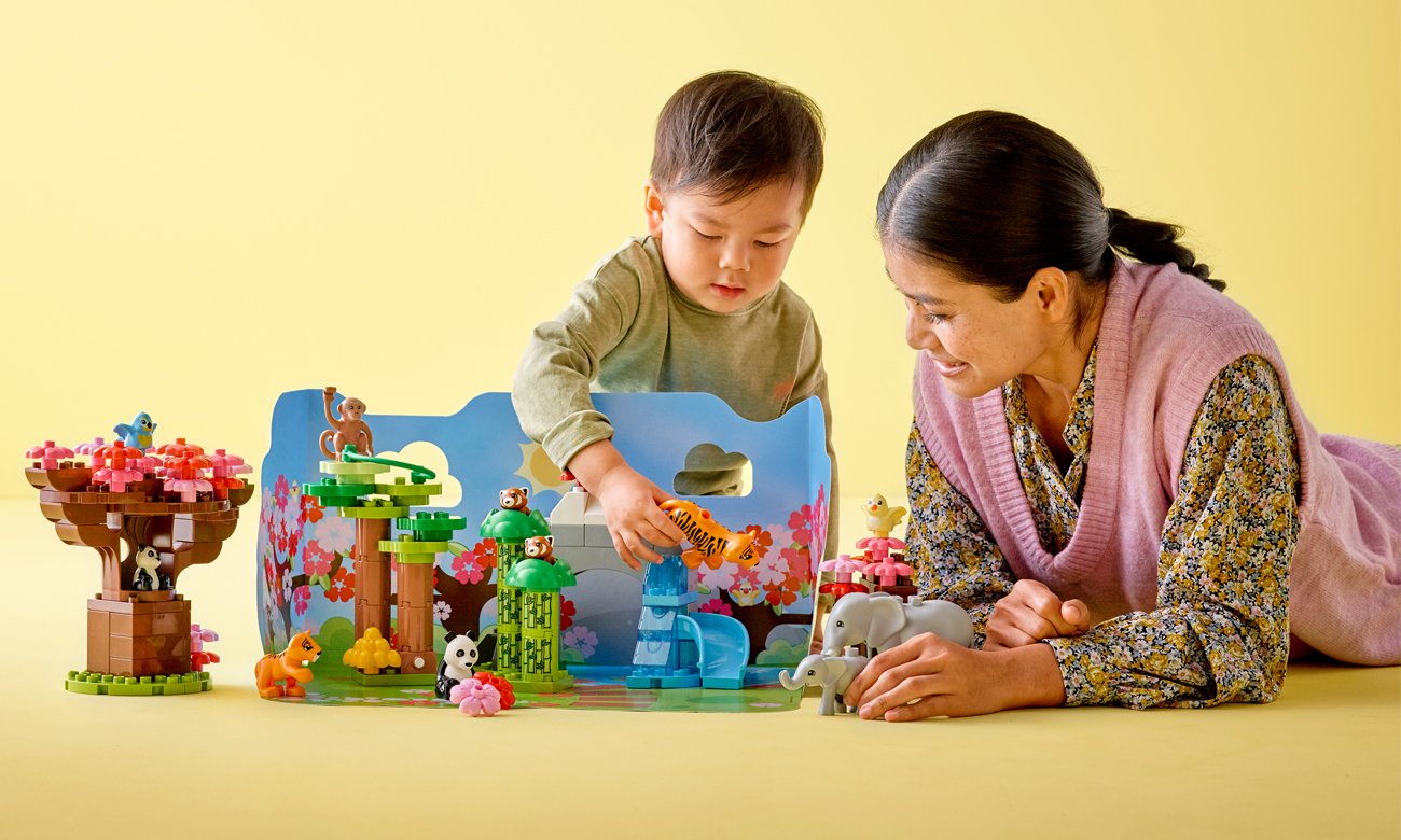 zestaw klocków lego duplo dla małych dzieci