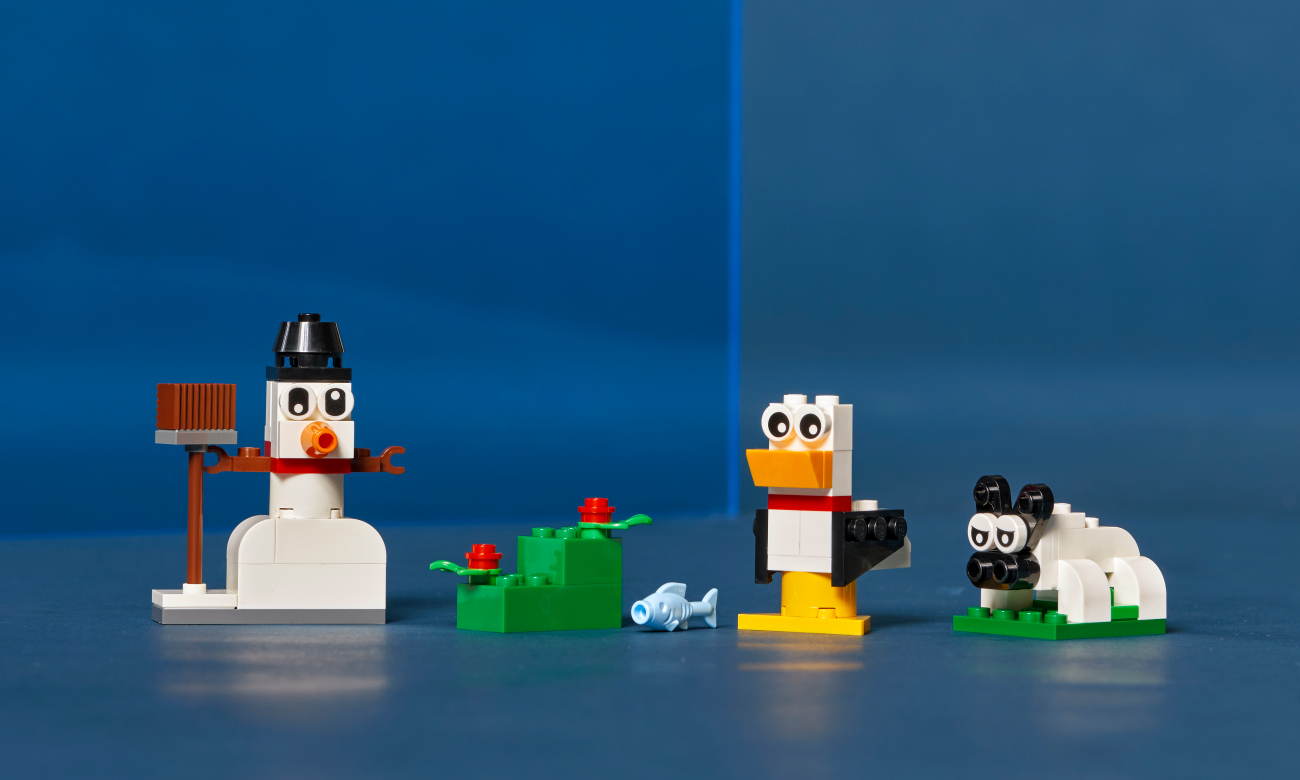 LEGO Classic Kreatywne białe klocki