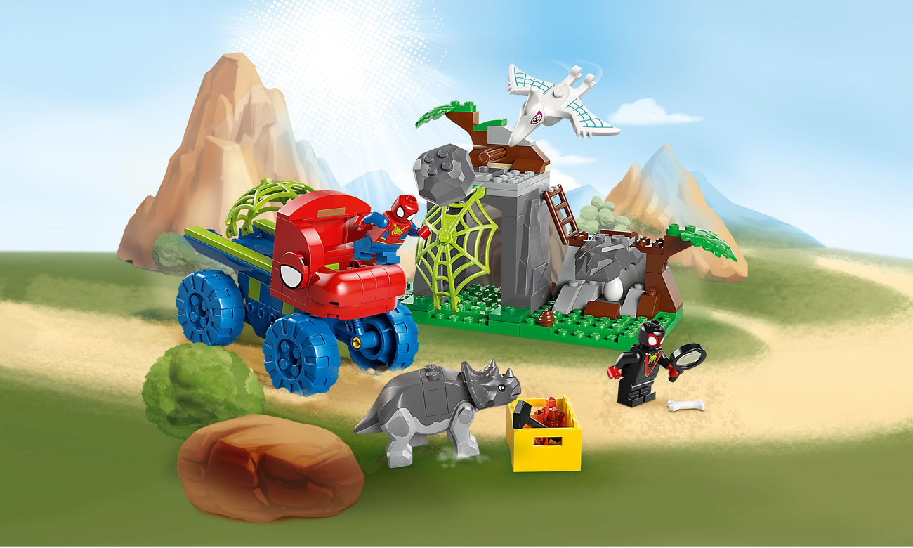 LEGO Spidey 11199 Spideys Team auf Rettungsmission im Dino-Truck