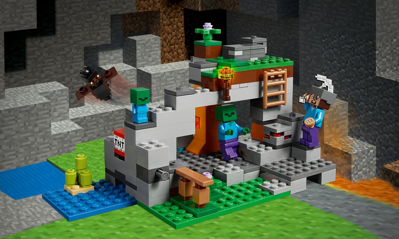 LEGO Minecraft Jaskinia zombie - Klocki LEGO® - Sklep 