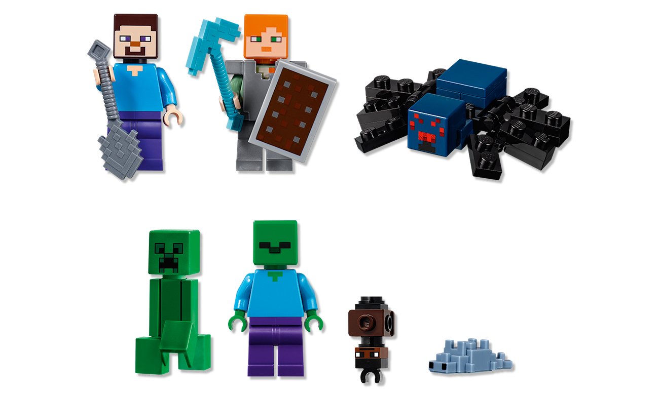 lego minifigurki minecraft