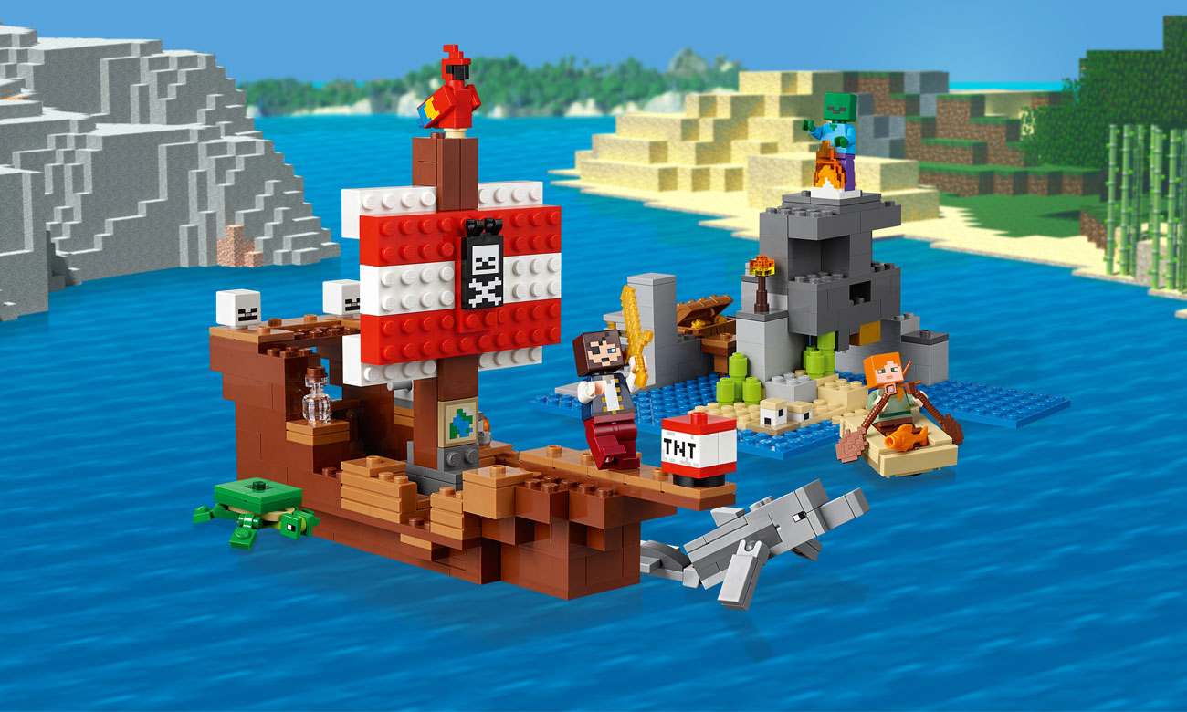 LEGO Minecraft Przygoda na statku pirackim