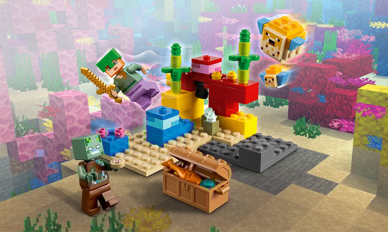 LEGO Minecraft Rafa koralowa