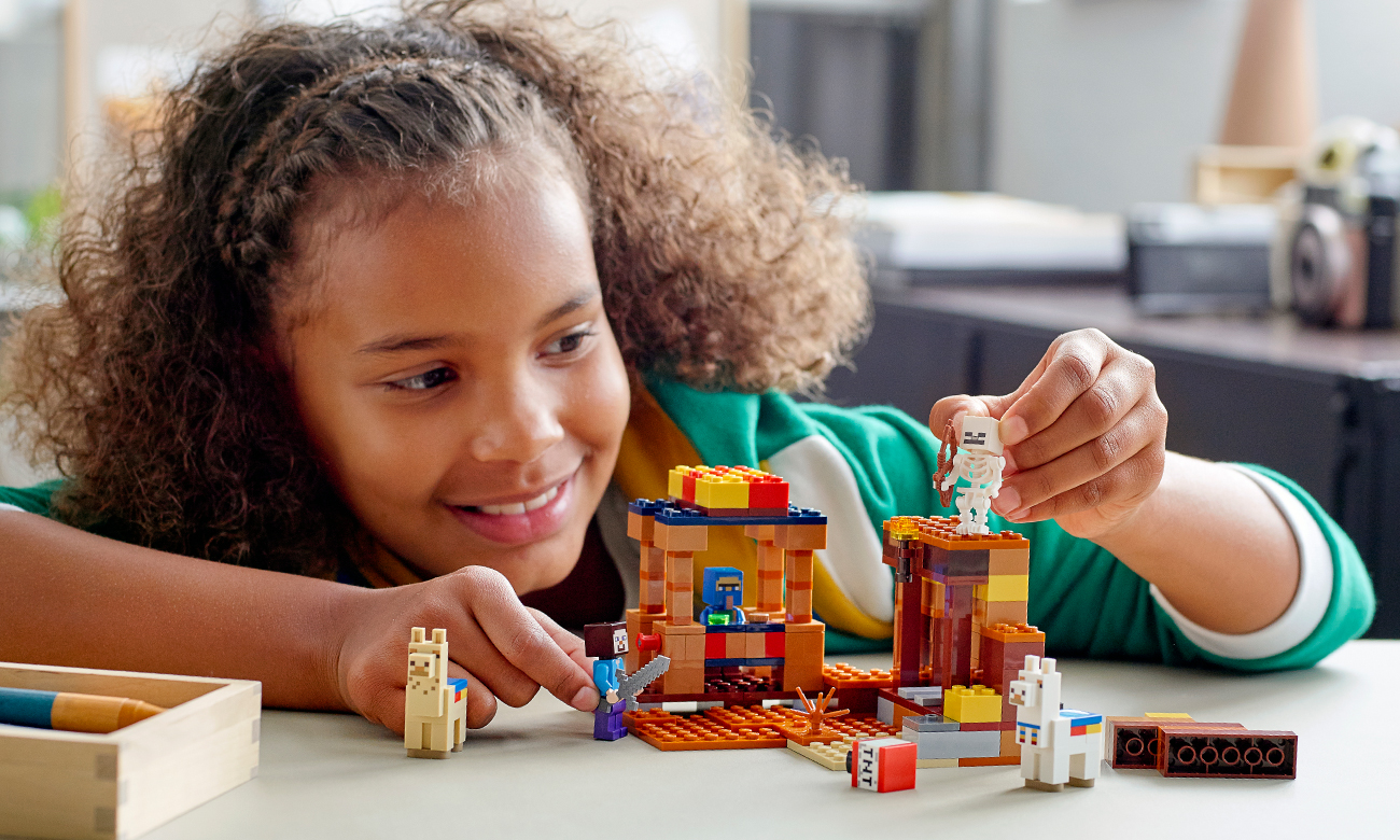 lego minecraft zestaw do przebudowy