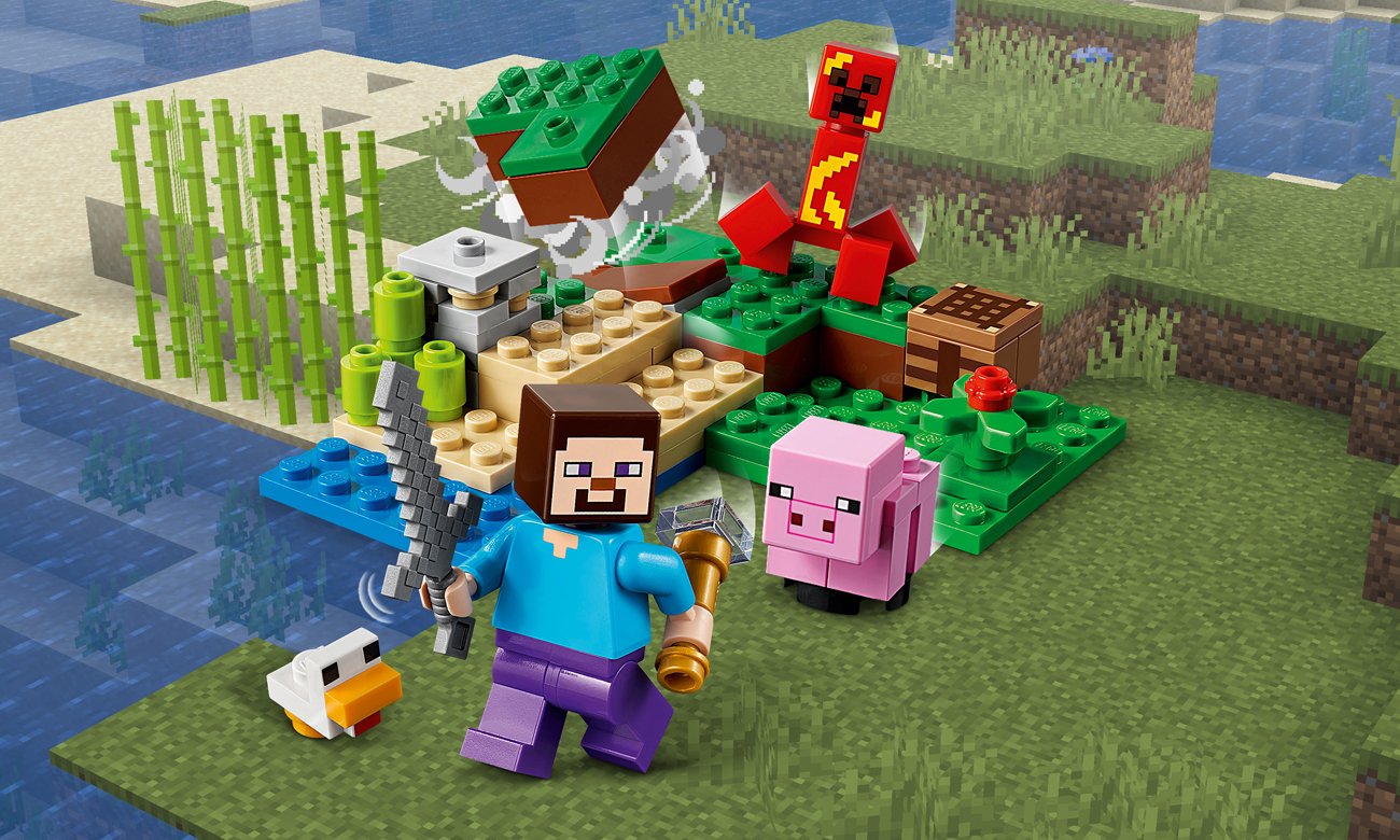 LEGO Minecraft Zasadzka Creepera