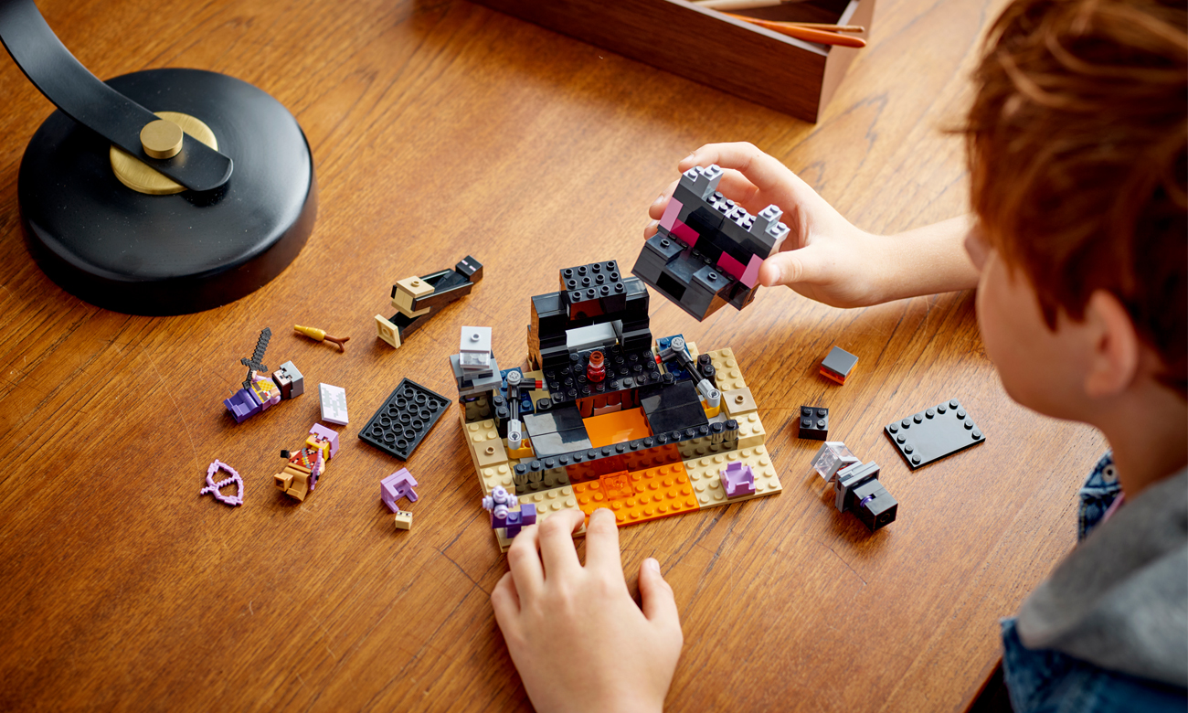 lego minecraft zestaw klocków