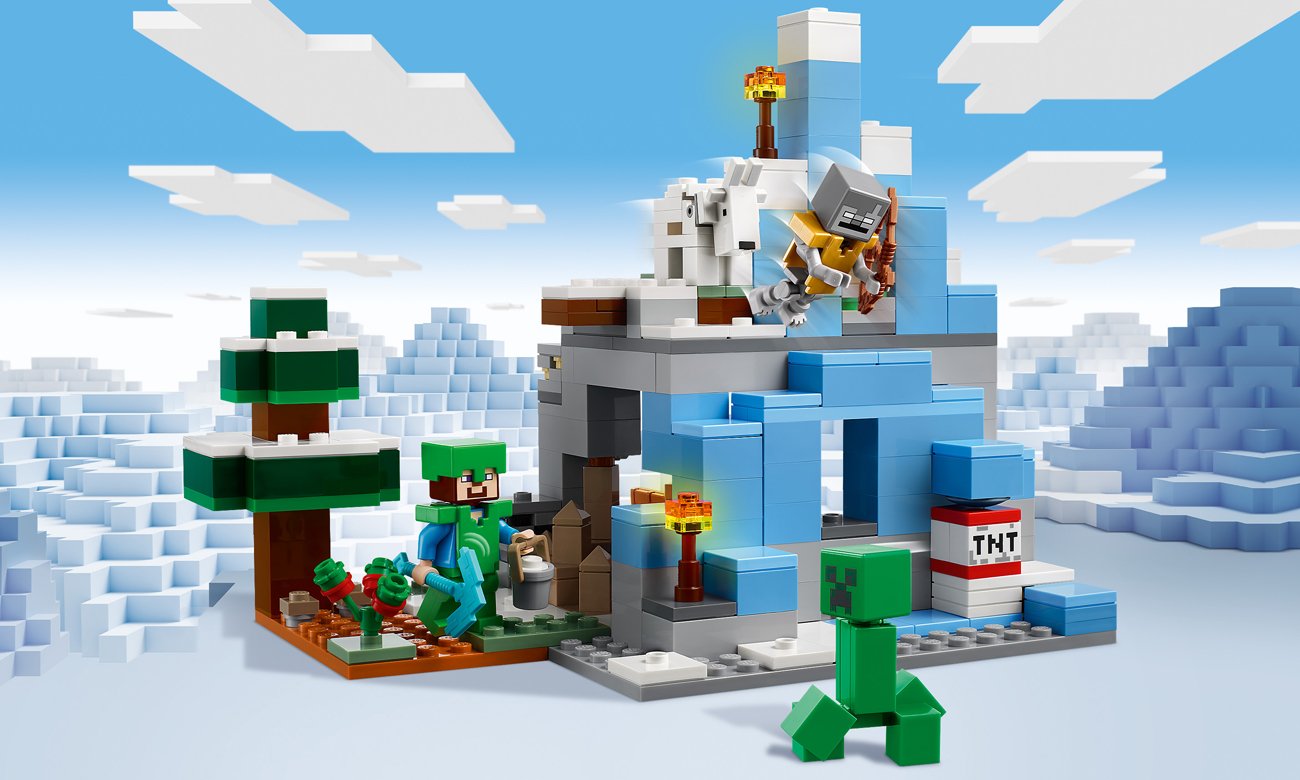 LEGO Minecraft Ośnieżone szczyty