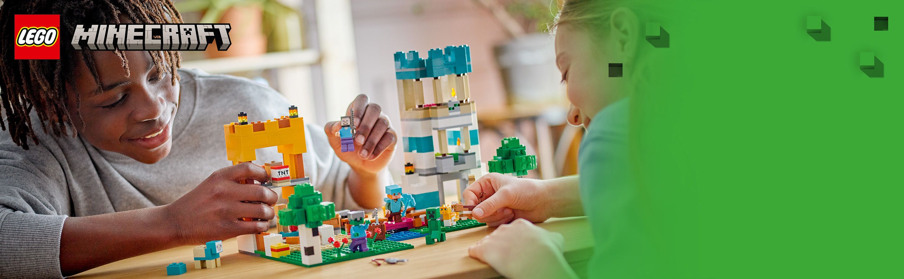 Bardzo duży zestaw 2 w 1 z gry Minecraft®