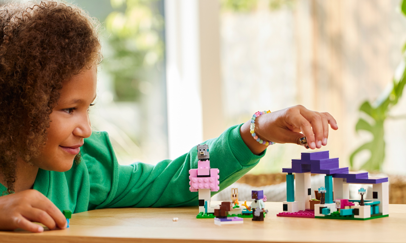 lego minecraft zestaw klocków
