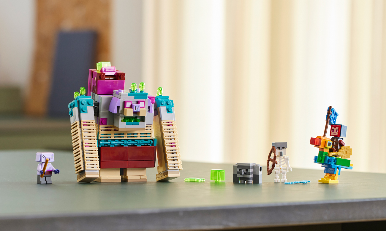 LEGO Minecraft Legends Decydujące starcie z Dewastatorem