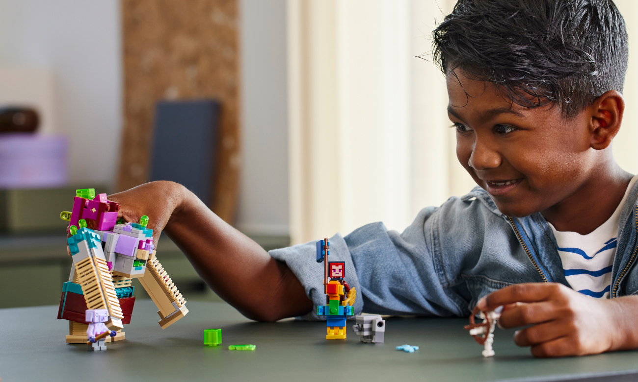 lego minecraft zestaw klocków