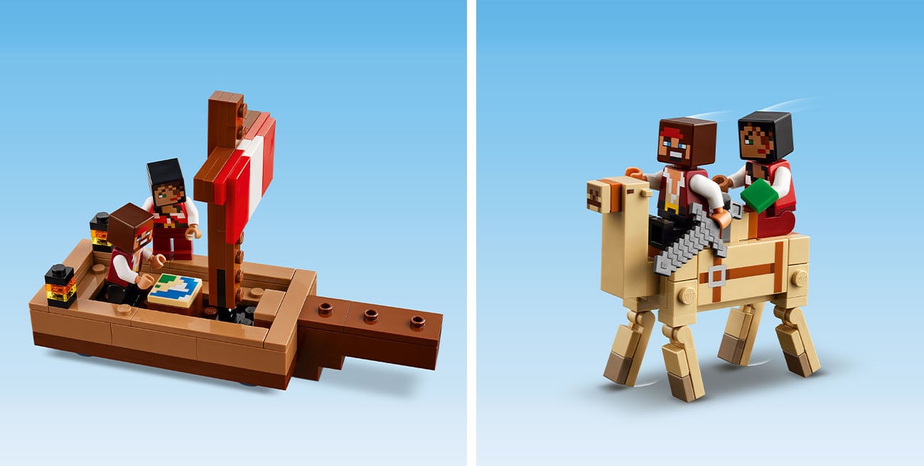 lego minecraft zestaw klocków