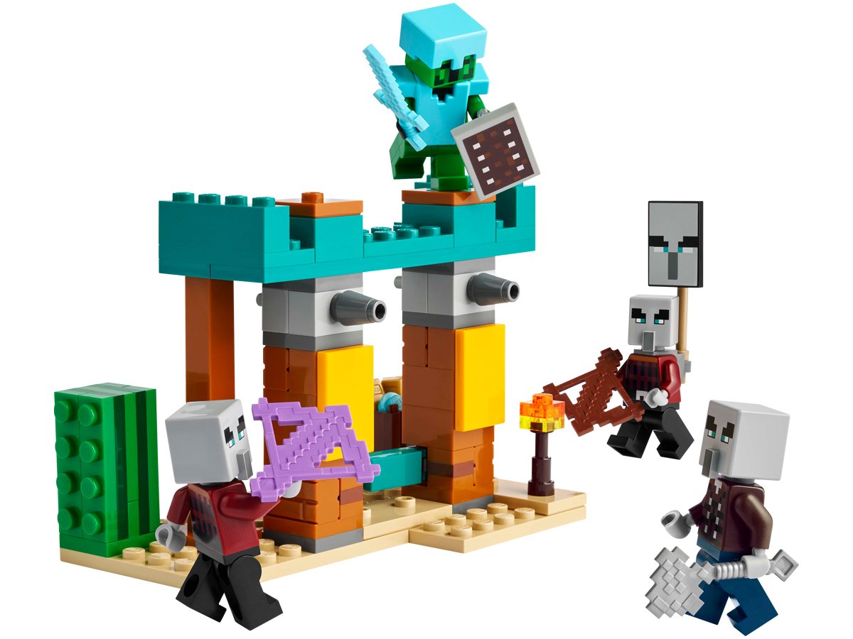 LEGO® Minecraft® Die Illager-Wüstenpatrouille 21267