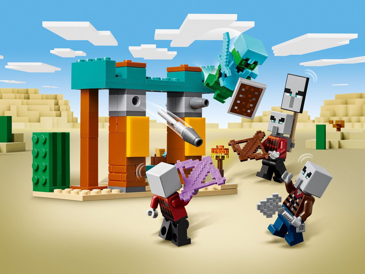 LEGO® Minecraft® Die Illager-Wüstenpatrouille 21267