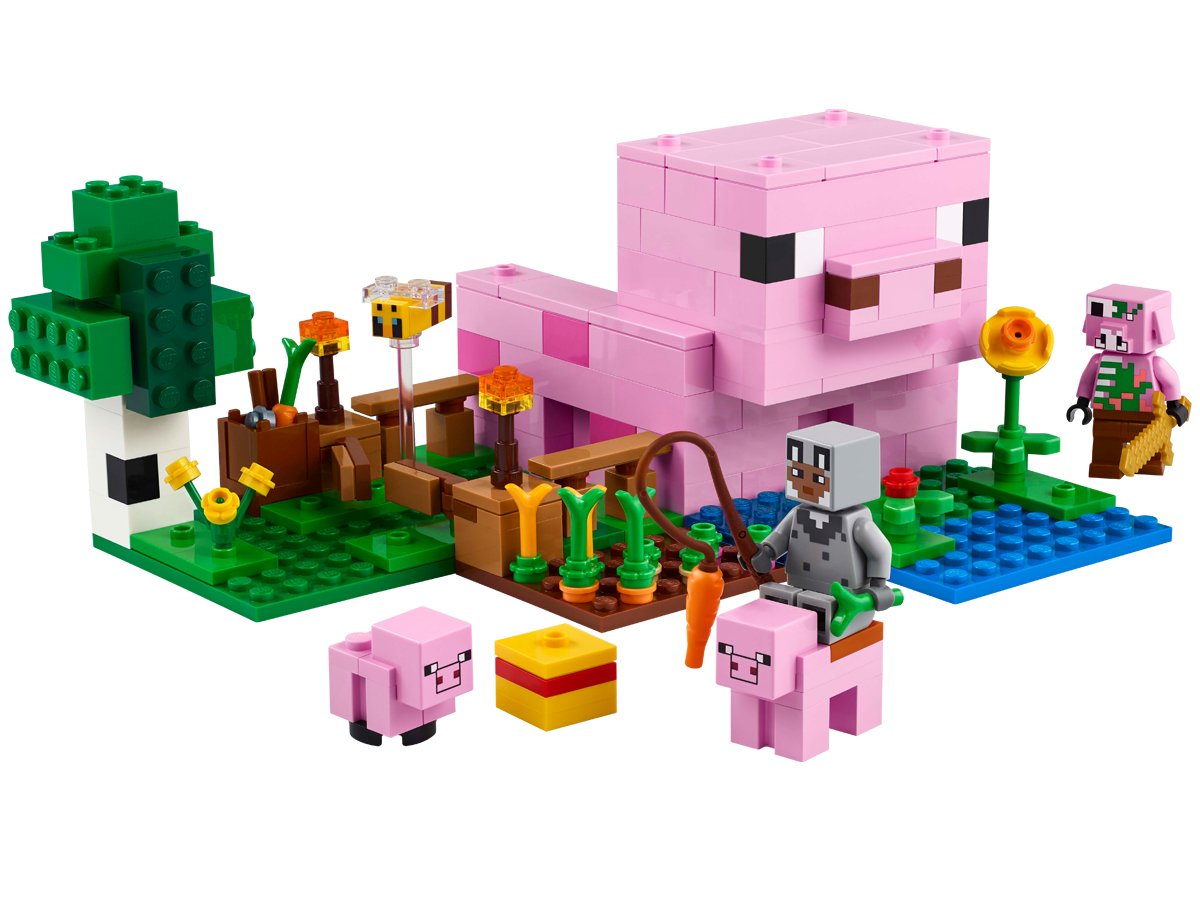 LEGO® Minecraft® Das Babyschwein-Haus 21268