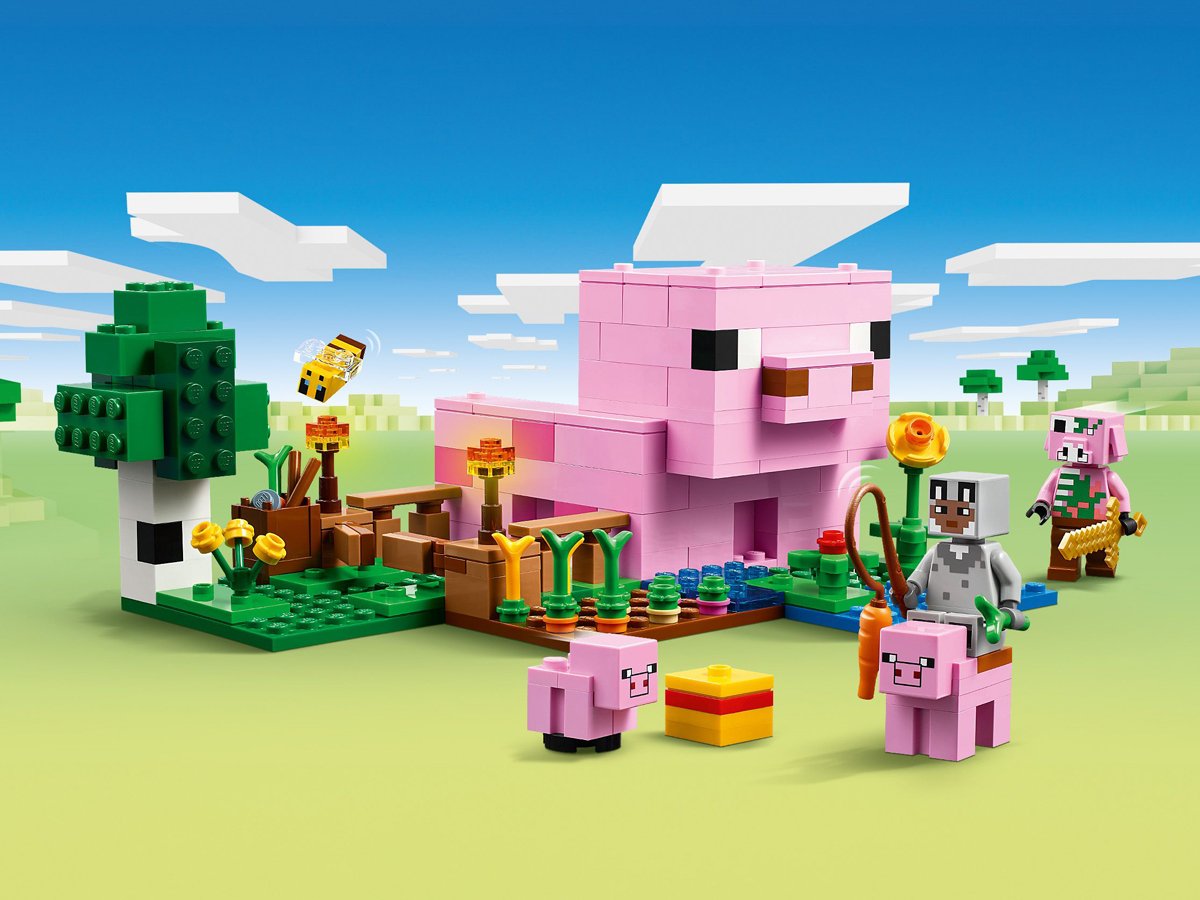 LEGO® Minecraft® Das Babyschwein-Haus 21268