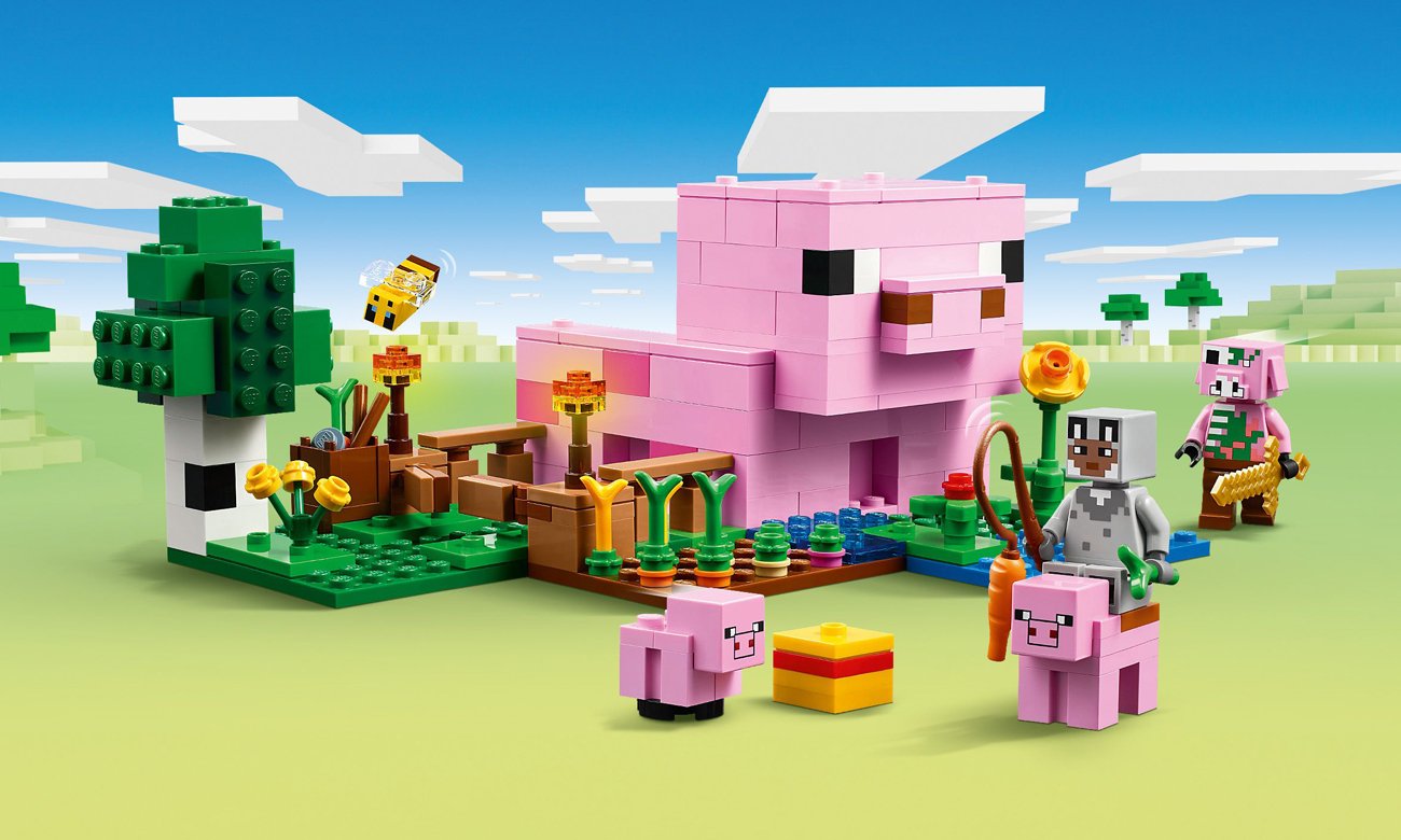 LEGO® Minecraft® Das Babyschwein-Haus 21268