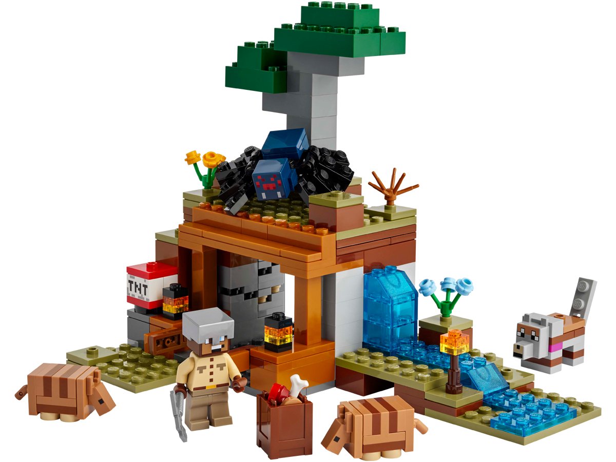 LEGO Minecraft 21269 Die Expedition zur Gürteltiermine