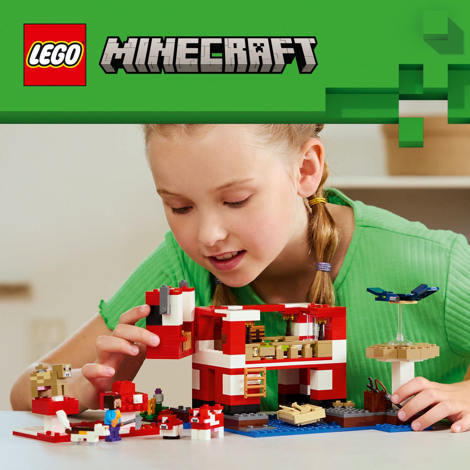 Przygoda LEGO® Minecraft® dla fanów budowania domów