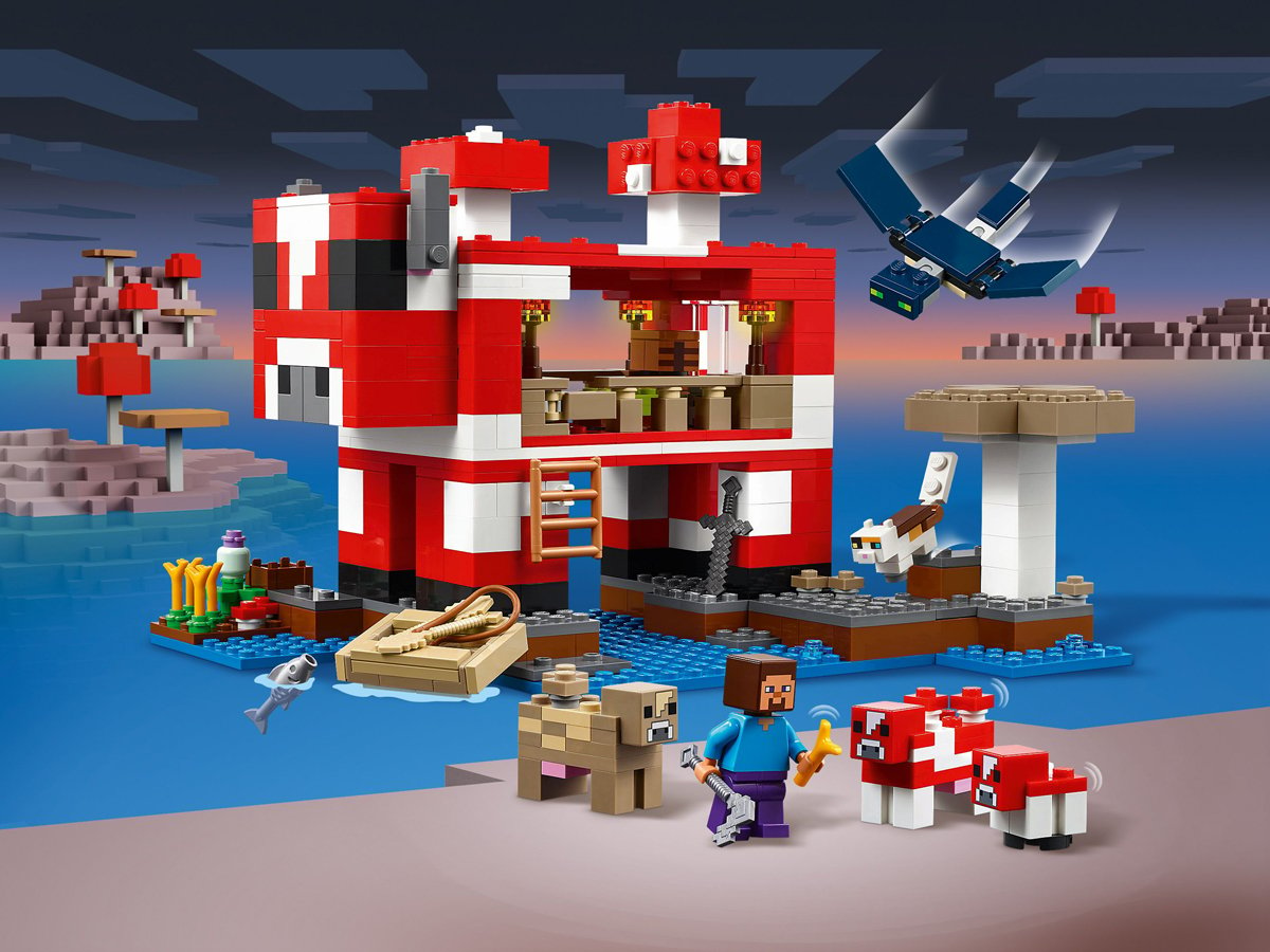 LEGO® Minecraft® Das Pilzkuh-Haus 21270