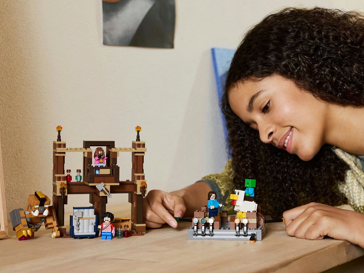 LEGO Minecraft 21272 Ring w Leśnym dworze