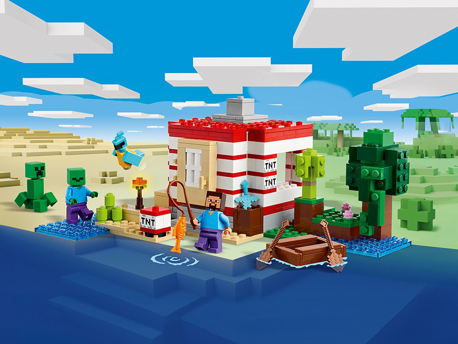 LEGO Minecraft Dom TNT w dżungli 21275