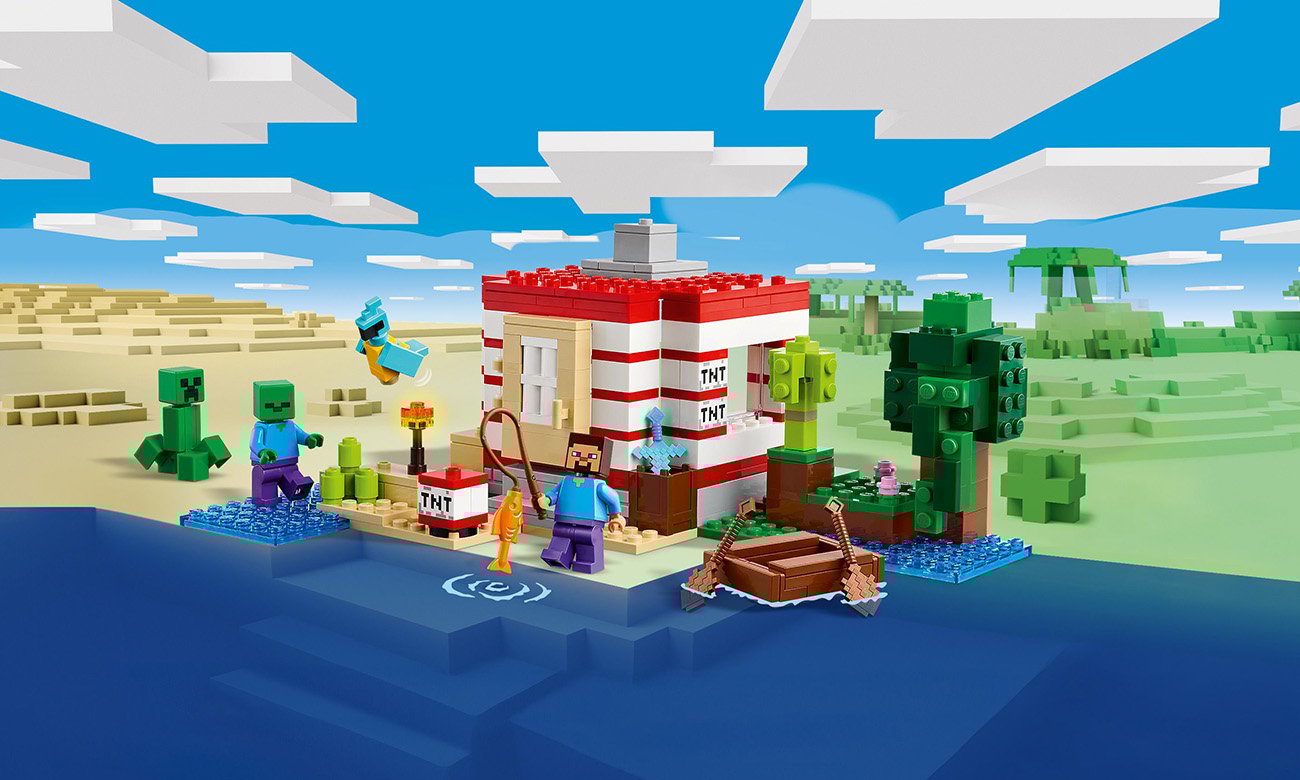LEGO Minecraft Dom TNT w dżungli 21275