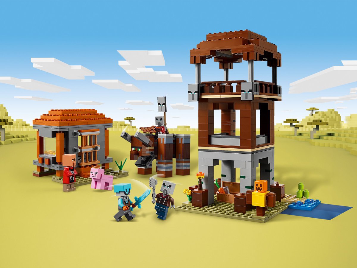 LEGO Minecraft 21278 Kryjówka rozbójników i dewastatorów