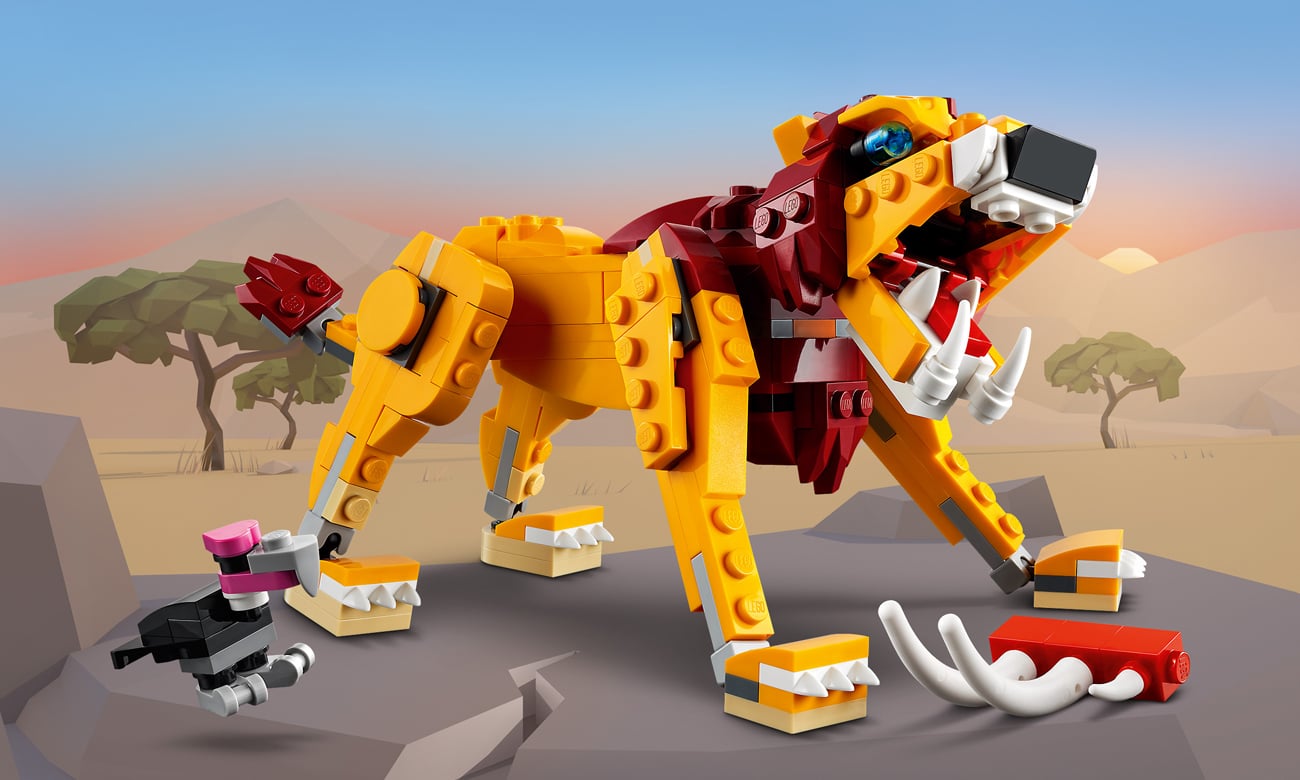 LEGO Creator 31112 Dziki lew