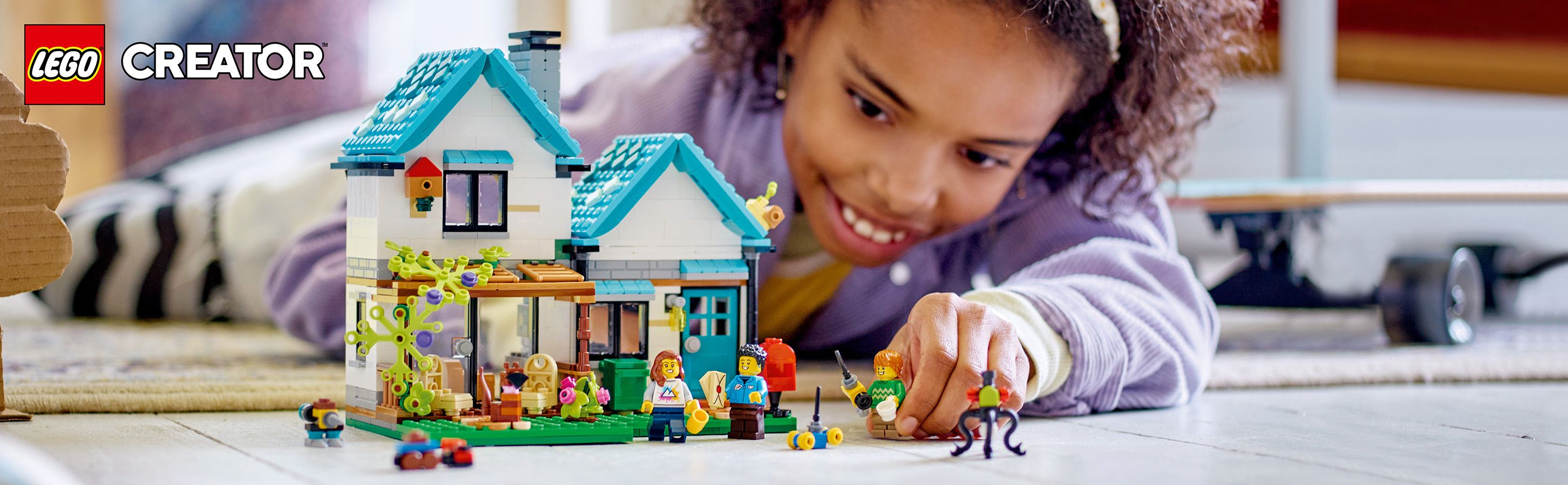 Zestaw LEGO® 3&nbsp;w&nbsp;1 napakowany historyjkami