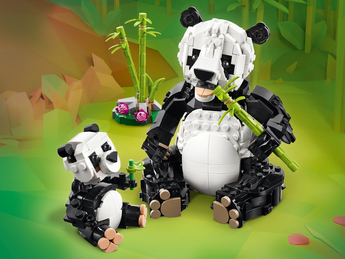 LEGO® Creator 3-in-1 Wilde Tiere: Pandafamilie 31165