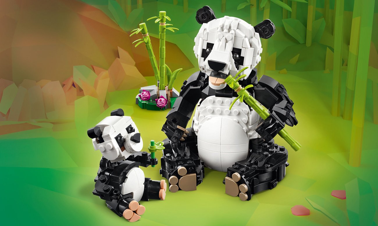 LEGO® Creator 3-in-1 Wilde Tiere: Pandafamilie 31165