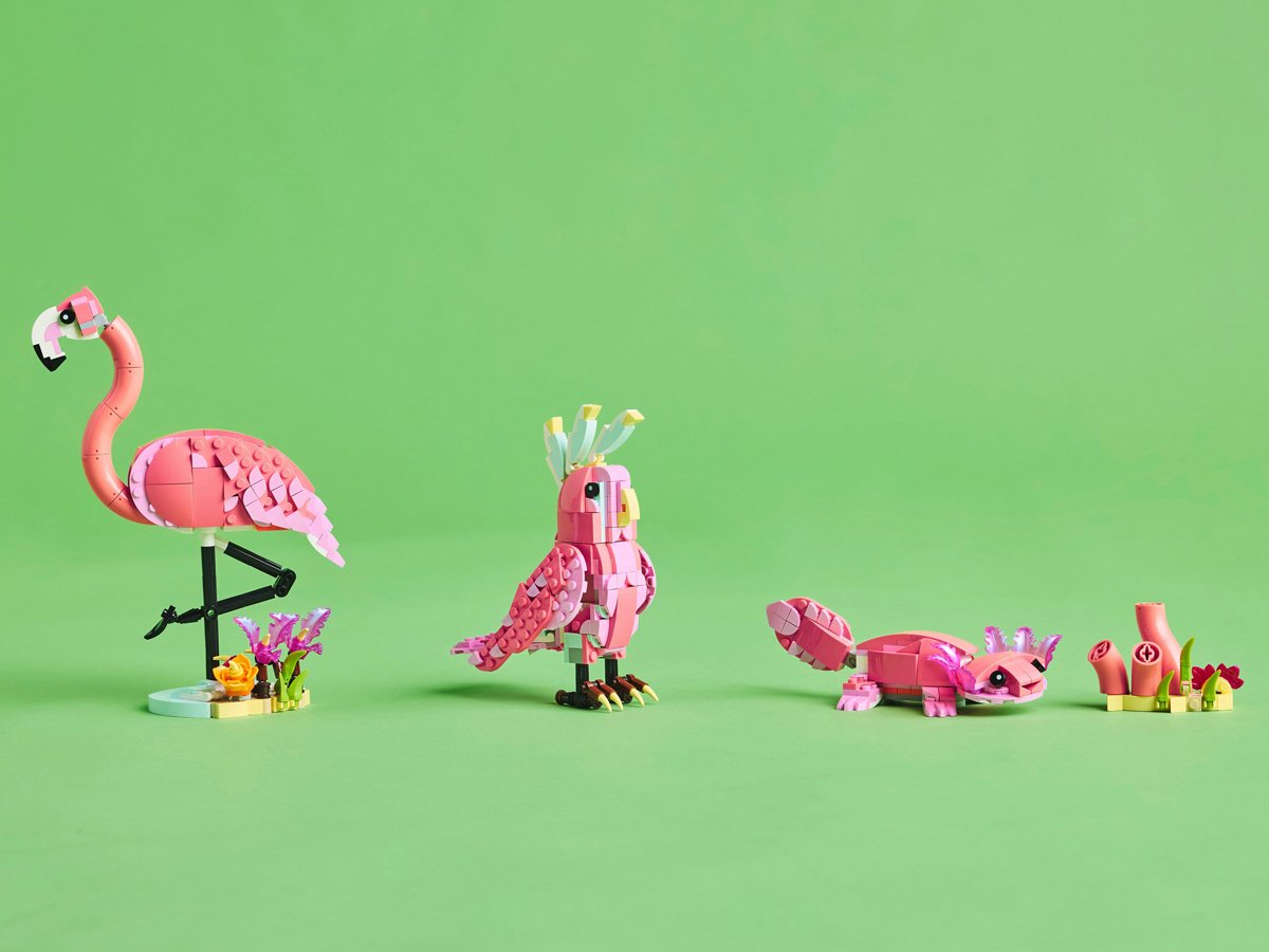 LEGO Creator 31170 Dzikie zwierzęta: różowy flaming