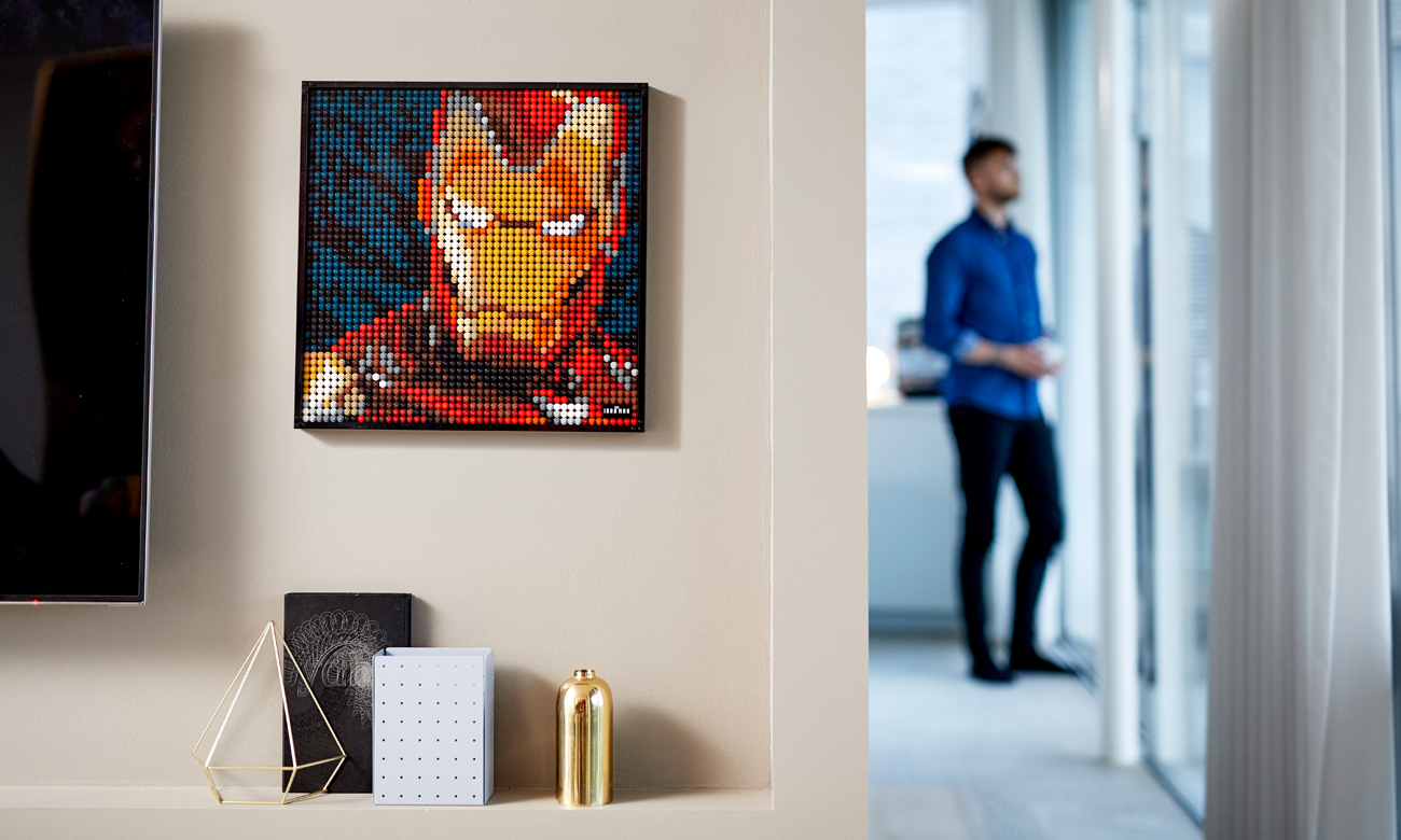 LEGO Art Iron Man z wytwórni Marvel Studios
