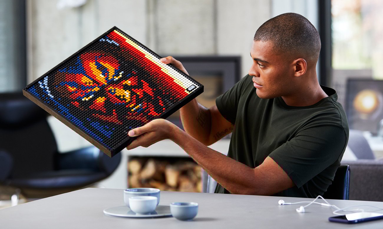 lego art darth vader