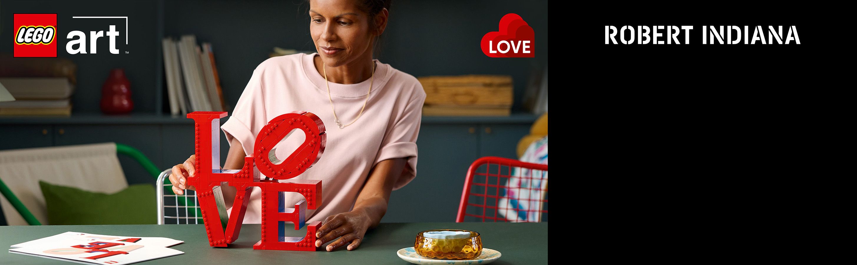 Zbuduj własną rzeźbę LEGO® LOVE