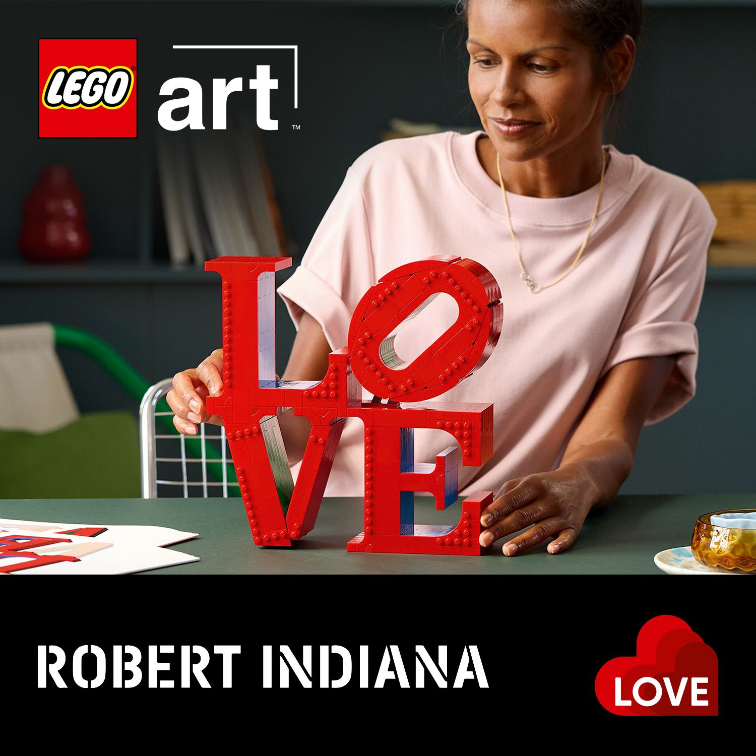 Zbuduj własną rzeźbę LEGO® LOVE