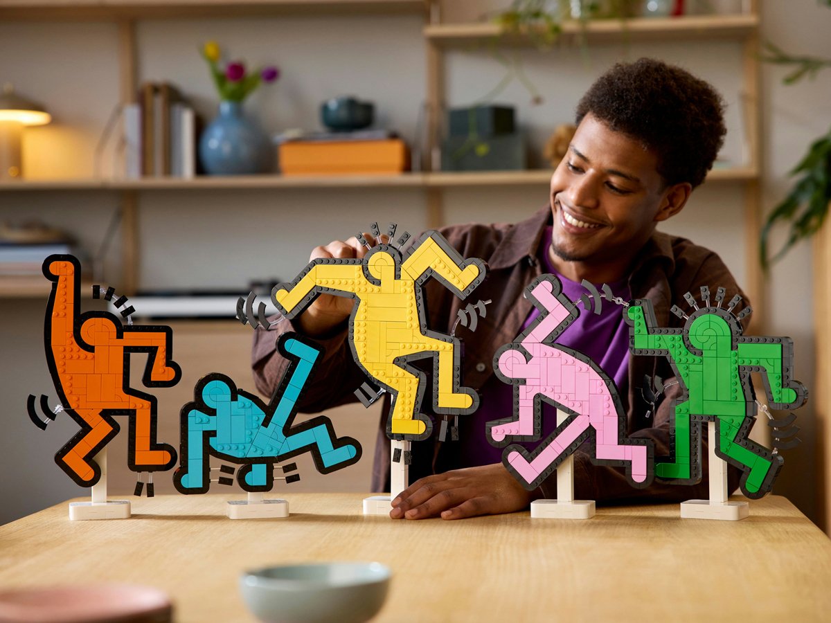 LEGO Art 31216 Keith Haring - tańczące postacie